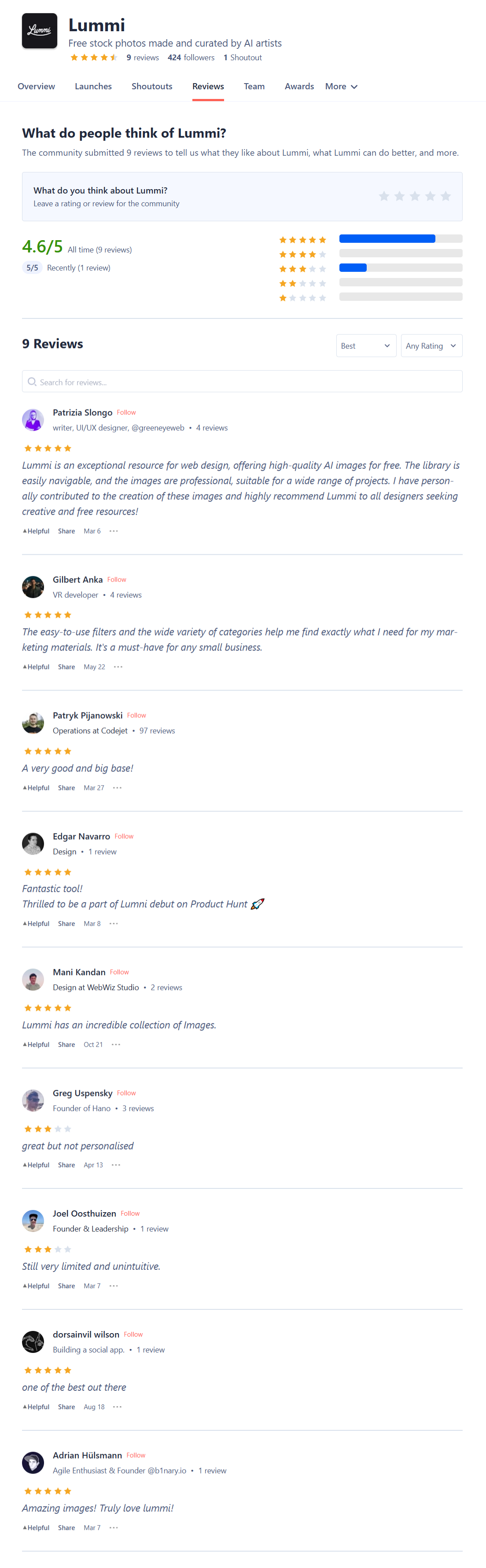 Real User Reviews of Lummi AI